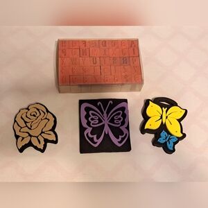 Stampers Crafts Butterfly and Rose Accessory Set